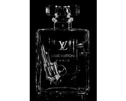 Royal Monogram – Black and White- Bottled Edition- Kristal Helder Galerie kwaliteit Plexiglas 5mm. - Blind Aluminium Ophang-frame - Luxe wanddecoratie - Fotokunst - professioneel verpakt en gratis bezorgd