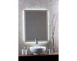 Royal Plaza Murino facetspiegel 120x80 decorlijn rond indirecte verlichting