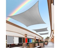 Royal Shade 6' x 10' grijze aangepaste grootte om zonnescherm zeil RS-SLR luifel gaas UV-blok rechthoek - commerciële standaard zwaar - 200GSM - 3 jaar garantie (we maken aangepaste grootte)