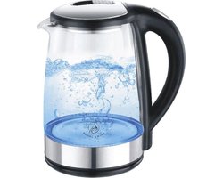 Royal Swiss® Waterkoker - Glas Waterkoker - 1500 W - Aluminium - 1.7 l - Transparant - LED-verlichting