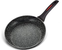 Royalty Line® FFN32 Koekenpan Inductie - Ø 32 cm - Pan Met Antiaanbaklaag - PFOA & PTFE Vrij - Pan Voor Alle Warmtebronnen - Zwart
