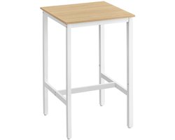 RoyaLuxe - Bartafel - Bar Tafel - Bartafel Keuken - Tafel - Tafeltje - Eettafel - Voor Keuken & Bar - Bartafels - Tafels - Wit