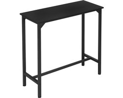 RoyaLuxe - Bijzettafel - Bartafel - Bar - Bijzettafels - Bijzettafeltjes Woonkamer - Bijzettafel Zwart - Bijzettafel Bank - Smalle Consoletafel - Entree Tafel - Tafel - Tafeltje -
