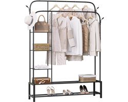 RoyaLuxe - Kledingrek - Kledinghangers - Kledingrekken - Kledingrek Metaal - Rek - Kledingrek Wand - Kleding - Garderobekast - Garderobe Kast - Organizer - Organizer Kleding - Organizer Schoenen - Slaapkamer Meubel - Meubilair - Kapstok - Kapstokken