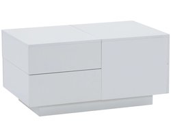 RoyaLuxe - Salontafels - Salontafel - Bijzettafel - Tafel - Sidetable - Eettafel - Tafels - Woonkamer - Keukentafel - Salontafel Met Opbergruimte - Salon Tafel - Tafeltje - Woonkamer Tafel - Woonkamer Tafeltje - Modern