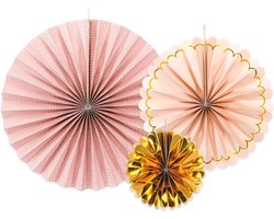 Roze Goud 3 stuks