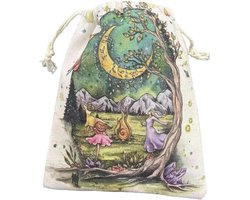 Roze houten kaptafel met hartvormige kroonspiegel - 360° rotatie - 7 stuks make-up accessoires make up tafel