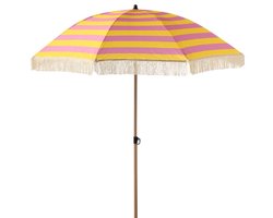 Roze met gele parasol waterdicht, uv bestendig 160 x 180 cm