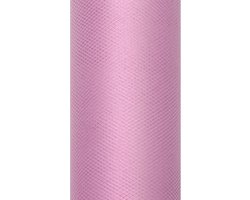 Roze Pastel Tule Rol 50cm 9m