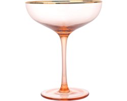 Roze Tritan wijnglazen voor binnen en buiten, lichtgewicht cocktailglazen, 300 ml drinkglazen voor strand en tuin