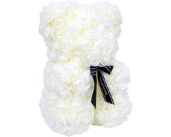 Rozen Teddy Beer 25 cm - Rose Bear - Rose Teddy - Liefde - Moederdag - Verjaardag - Valentijn Cadeau- valentijn cadeautje voor haar