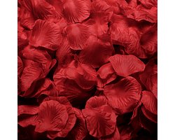 Rozenblaadjes Rood Valentijn Decoratie Hartjes Versiering Valentijn Versiering Confetti Feestversiering - 100 Stuks
