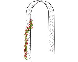 rozenboog - 230 x 120 x 39 cm - weerbestendig - metaal
