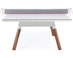 RS Barcelona®-PingPong You& Me outdoor - Inclusief Batjes + Balletjes - tafeltennisnet - Hoge kwaliteit - Outdoortafel-pingpong tafel-2 jaar garantie - LxBxH 274x152,5x76cm- HPL top-118 kg-Showroom Eindhoven-Vergadertafel-Eettafel