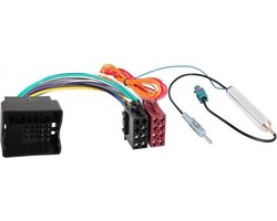 RTA Autoradio ISO naar Audi, Seat, Skoda en Volkswagen adapter met Fakra/DIN