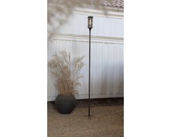 RTM Lighting Solar Priklamp -Bruin -Warm Wit -180CM -Zonne-Energie