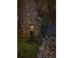 RTM Lighting Solar Priklamp -Zwart -Warm Wit -39CM -Zonne-Energie
