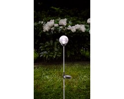 RTM Lighting Solar Tuinverlichting decoratie Roma Wit Warm Wit licht -Wit -77 cm hoog