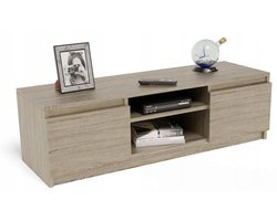 RTV tafelkast 120 EX3 eiken sonoma boekenkast ladekast