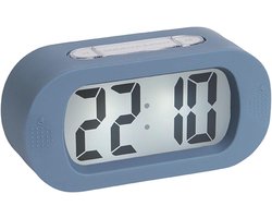 Rubber Alarm Clock – Digital Clock with Snooze Function – 14x7x5cm – Rectangle – Ideal for Bedroom