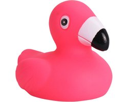 Rubber badeendjes flamingos - 5x stuks - roze - badkamer fun - 5.5 cm - speelgoed eendjes