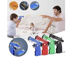 Rubber Bandit - Stiekjes schieter - Stiekjes pistool - Zwart - Kinder speelgoed - Verjaardag cadeau - Kinderfeestje - Vakantie speelgoed - A2.5