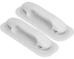 Rubberboot handgrepen - Set van 2 stuks voor PVC boot - Zijleuning onderdelen - Vervanging voor rubberboot vlot - Kajak accessoires