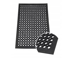 Rubberen Buitenmat met Oprit - 60x90 cm - Antislip & Weerbestendig