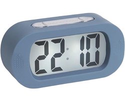 Rubberen digitale wekker – Rechthoekig, 14x7x5cm – Met snoozefunctie – Voor de slaapkamer