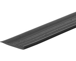 Rubberen drempelhulp 0,4 cm - 4 mm - Antislip - Oprijplaat Drempelhelling Drempelplaat Oprijhelling - 100 cm breed