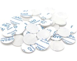 Rubberen noppen voor glasplaten - 40 stuks - 25 mm - transparante rubberen buffers - elastische buffers - zelfklevend - rond - antislip beschermbuffer voor glasplaat - eettafels - kasten