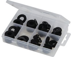 Rubberen sluitring assortiment - 120-delig - 961227