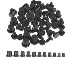 Rubberen stopset 22 stuks in 11 maten - veelzijdige silicone stoppen