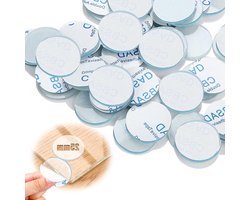 Rubberen Studs voor Glaspanelen, 25 mm, Transparante Zelfklevende Beschermende Buffer, Rond voor Glas, Tafel en Kast