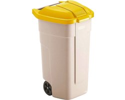 Rubbermaid Deksel voor Mobiele Container - Geel