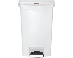 Rubbermaid - Pedaalemmer - Slim - Jim - 50 - L - wit