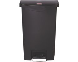 Rubbermaid - Pedaalemmer - Slim - Jim - 50 - L - zwart