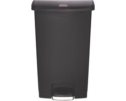 Rubbermaid Slim Jim Step On container Front Step kunststof 68 ltr, (VB224573)
