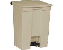 Rubbermaid Step On Container - 68 l - Beige