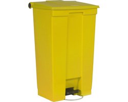 Rubbermaid Step On Container - 87 l - Geel