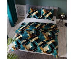 Rubik Katoen Satijn Beddengoed Set 220x200 cm