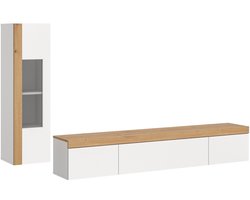 Ruda Wandkast / Rek Systeem ca. 225x34x33 cm