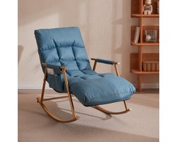 Ruesious-Donkerblauw-Woonkamer schommelstoel relaxfauteuil-volwassen slapende luie bank-schommelstoel balkon thuis-vrije tijd enkele luie stoel