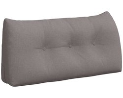 Rugkussen | Lendenkussen | Steun kussen Taupe 100 x 24 x 50 cm Stof