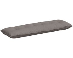 Rugkussen | Lendenkussen | Steun kussen Taupe 160 x 19 x 50 cm Stof