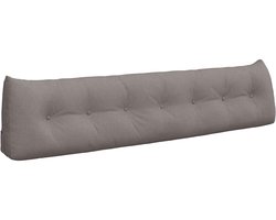 Rugkussen | Lendenkussen | Steun kussen Taupe 200 x 24 x 50 cm Stof