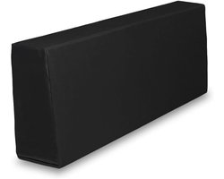 Rugkussen Pallet - Bank Kussen - Buiten Zitten - Waterafstotend Deksel - 120x40x20cm - Zwart