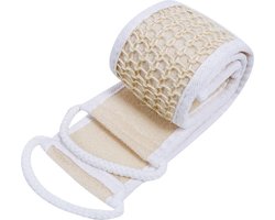 Rugscrubber douche spons - Massage borstel - Badborstel - rugborstel - Sisal - Scrub - Rug scrubber