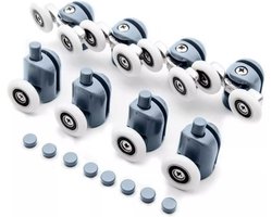 Ruhhy Douchecabine Wielen Set van 8 – Vloeiende Deurbeweging!