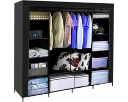 Ruhhy Opvouwbare Stoffen Kledingkast - 170x170 cm - Lichtgewicht & Praktisch